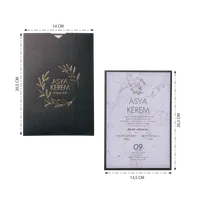 Marble Gold Geometric Wedding Invitation