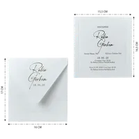Elegant Gold Script Wedding Invitation