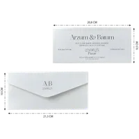 Contemporary Serif Wedding Invitation