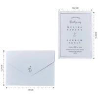 Botanical Sprig Border Wedding Invitation