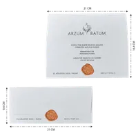 Modern Wedding Invitation with Copper Wax Seal