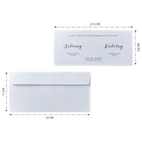 Art Deco Fan Pattern Wedding Invitation