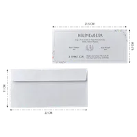 Horizontal Wedding Invitation with Watercolor Floral Corners