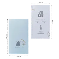 Watercolor Botanical Leaf Wedding Invitation