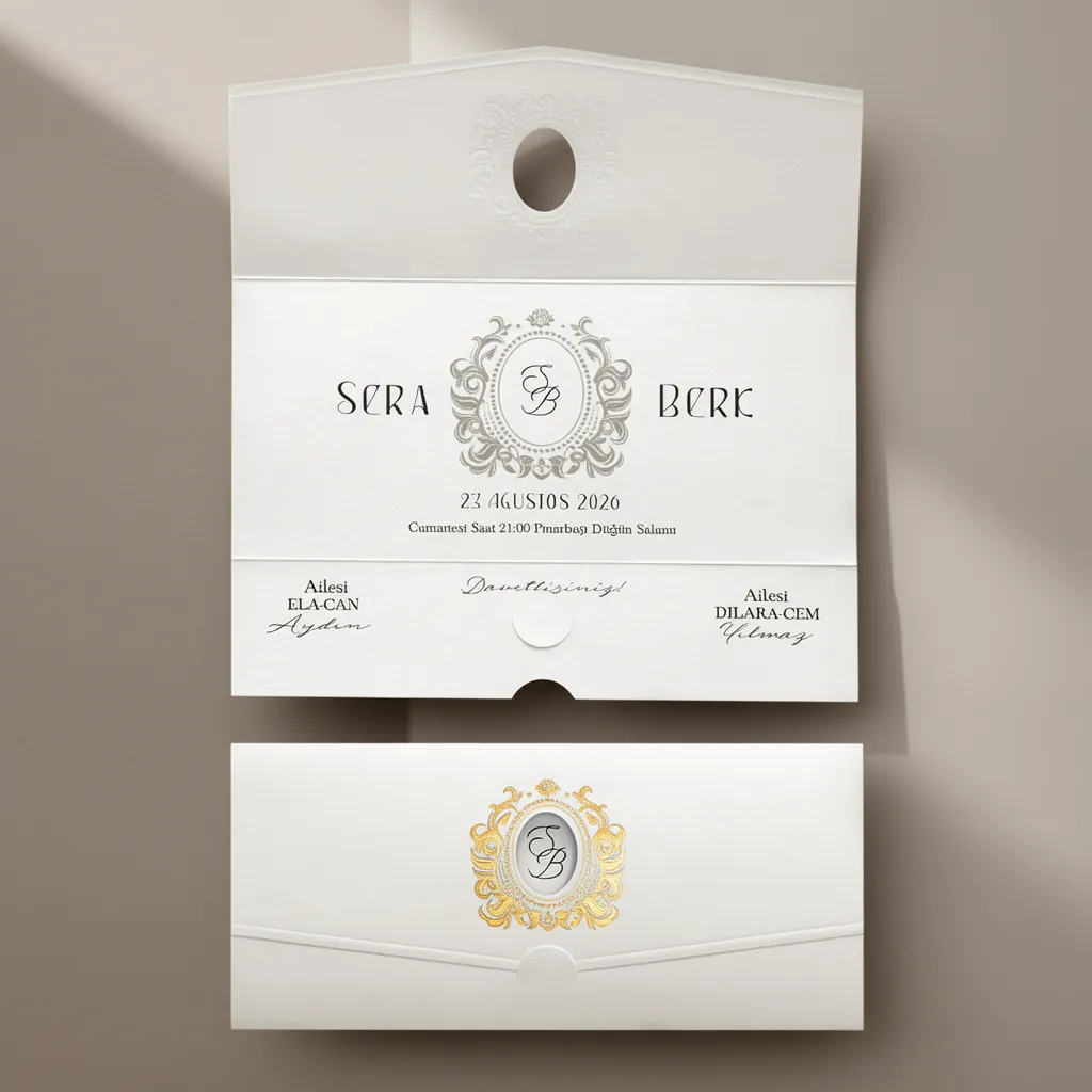 Colorful Floral Wedding Invitation