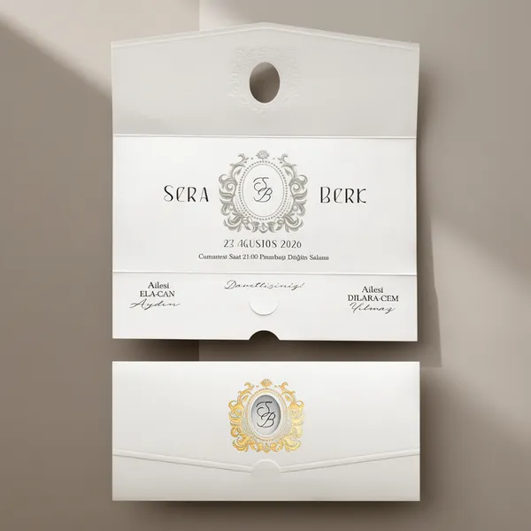 Colorful Floral Wedding Invitation