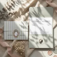 Rose Floral Wedding Invitation