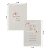 Greenery Pocket Wedding Invitation