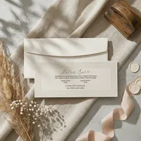 Minimal Horizontal Wedding Invitation