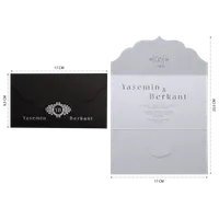 Black and Gray Wedding Invitation Set