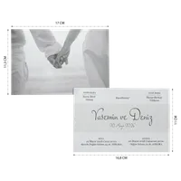 Photo Wedding Invitation Card