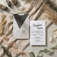 Modern Geometric Wedding Invitation Set