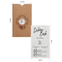 Minimal Marble Wedding Invitation