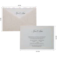 Ivory Lace Wedding Invitation