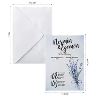 Botanical Wreath Wedding Invitation